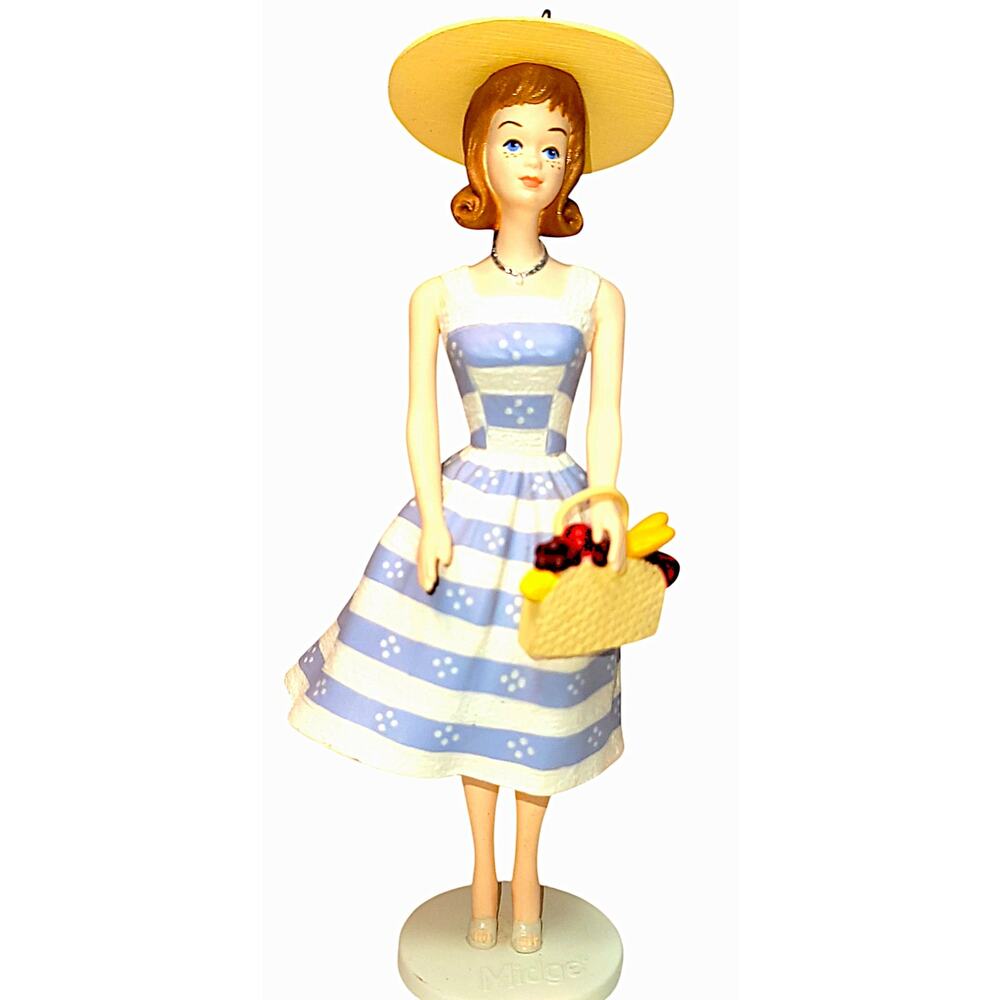 Vintage 1994 "Suburban Shopper" "1959 From Barbie With Love" Midge Ornament
